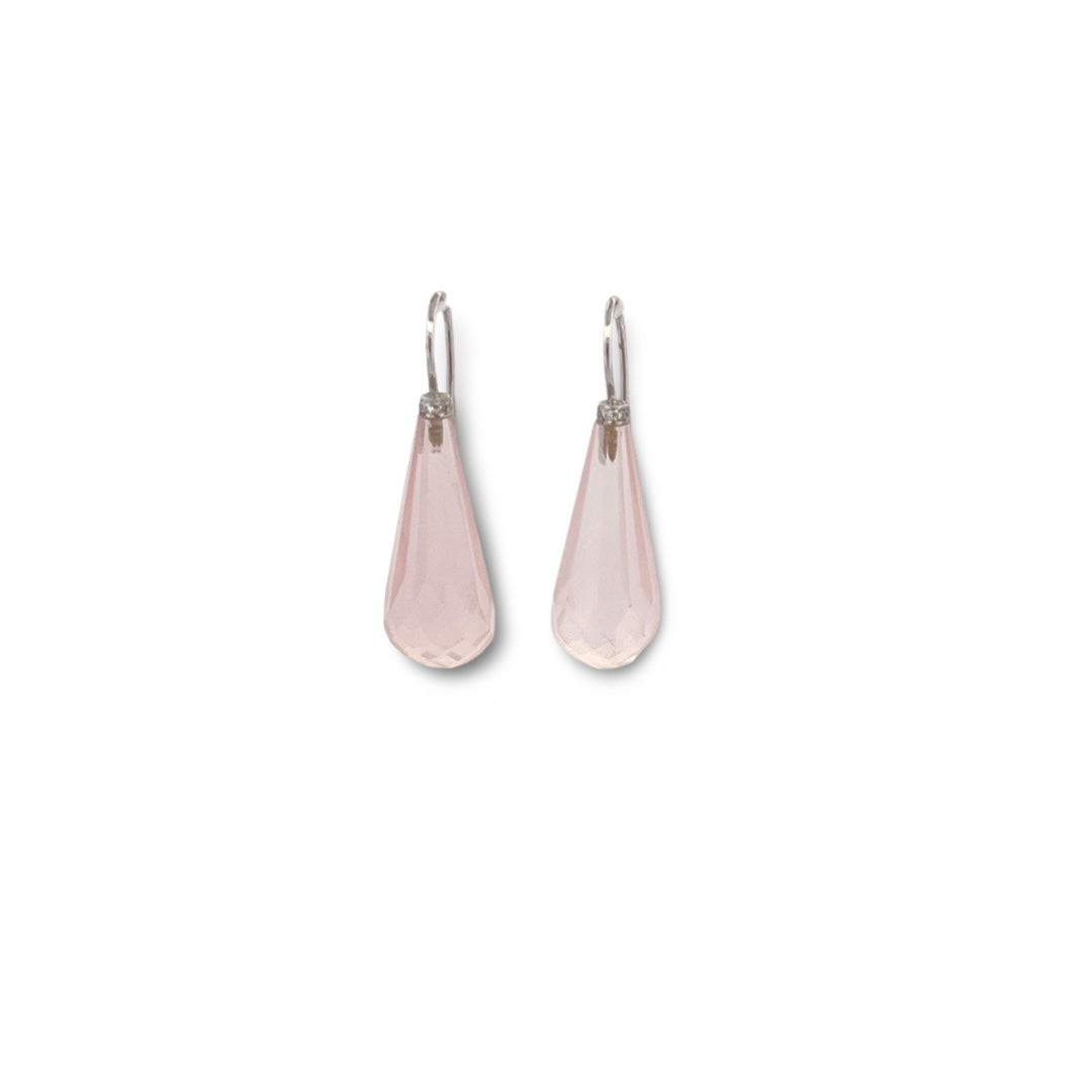 Earrings Rose Quartz