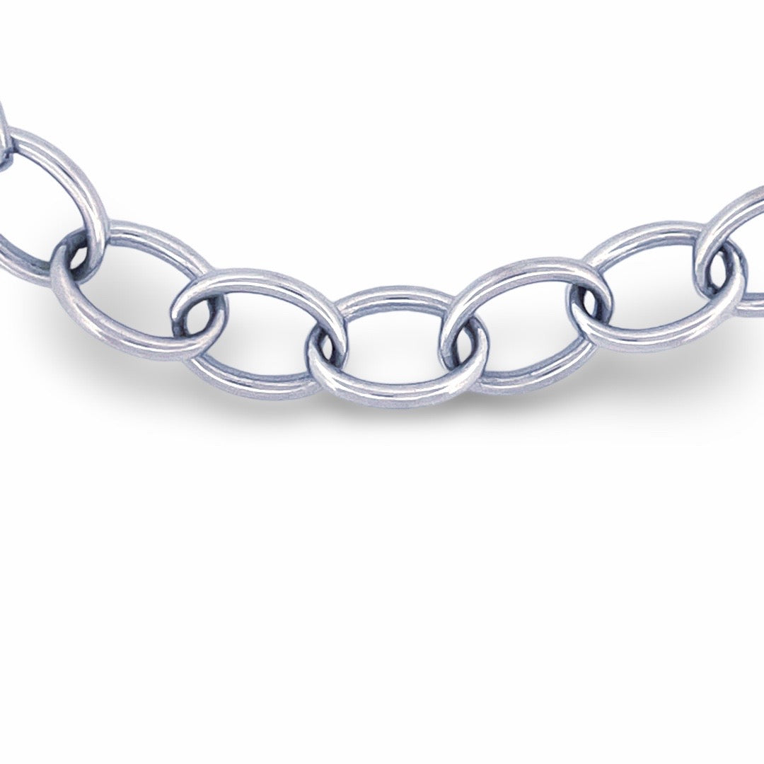 Gold chain 18k white gold