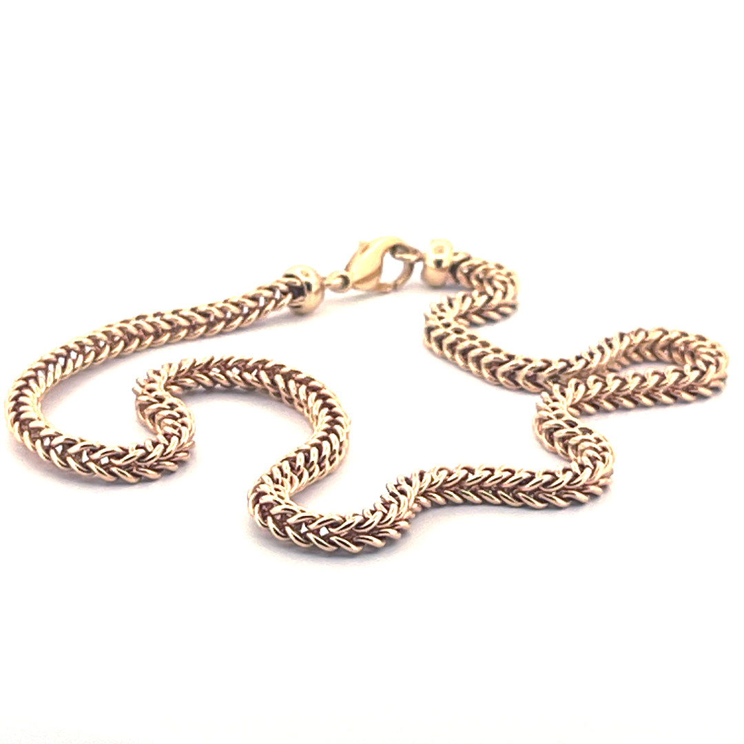 Solid Necklace in 18k Yellow Gold