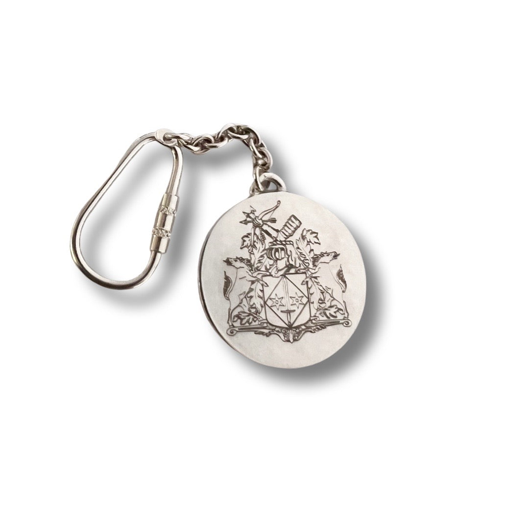 Nyckelring med Heraldiskgravyr