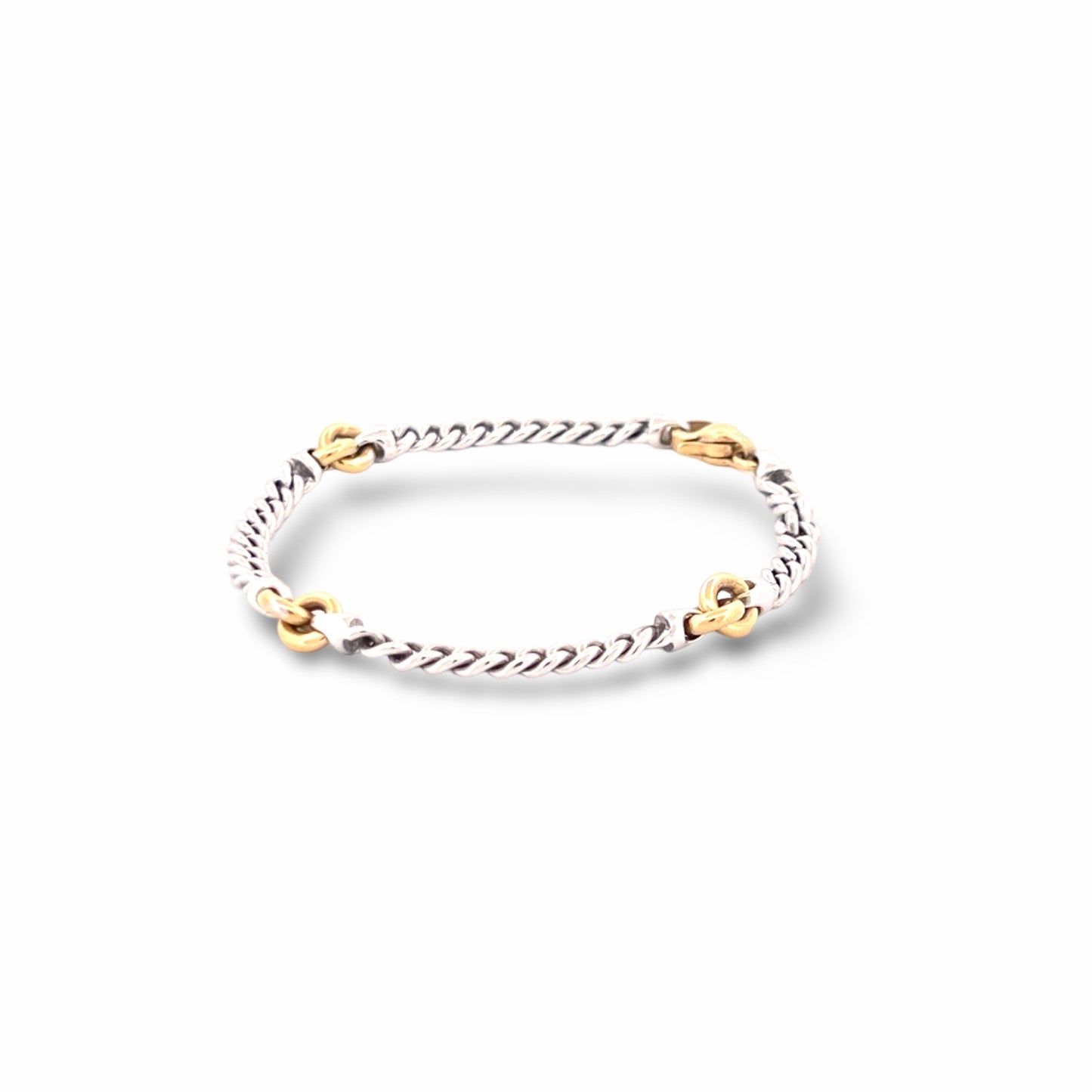 Armband 18k Vitt och Gult Guld