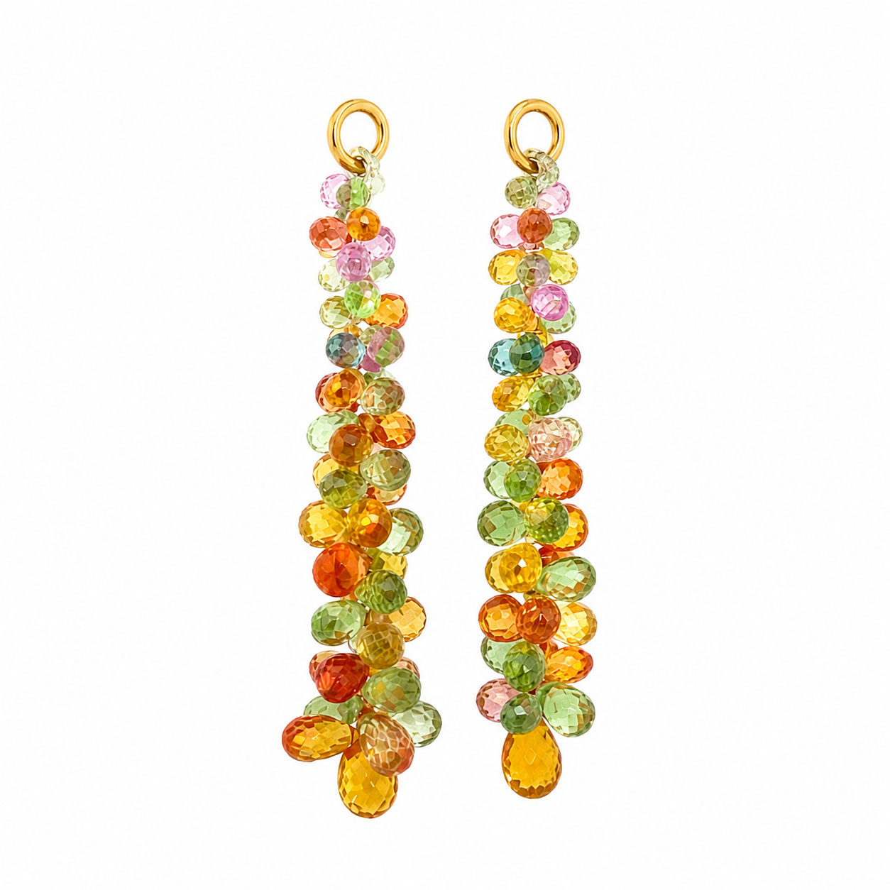 Påhäng till creoler safir brioletter multi color