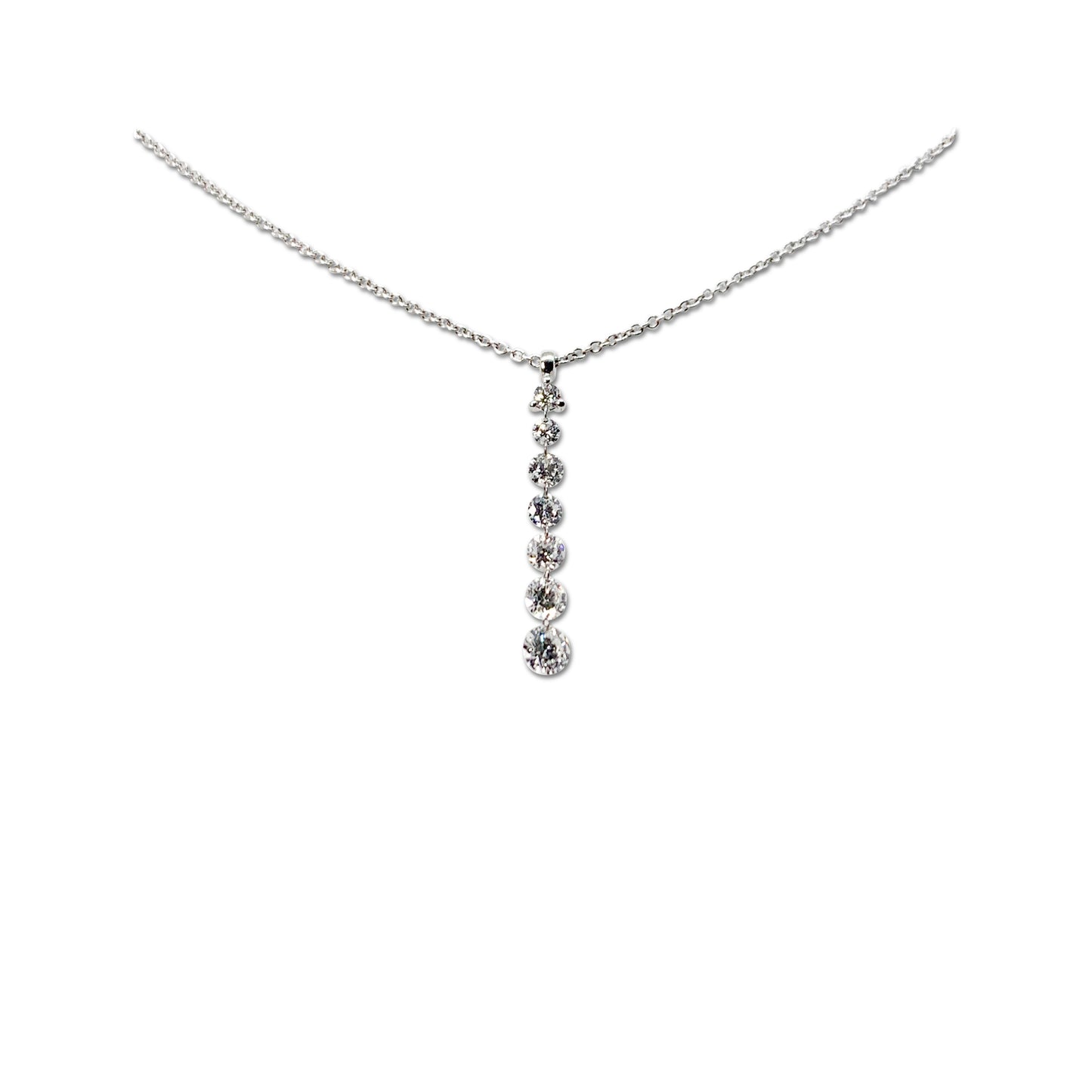 Pendant Diamonds 0.91ct Wsi