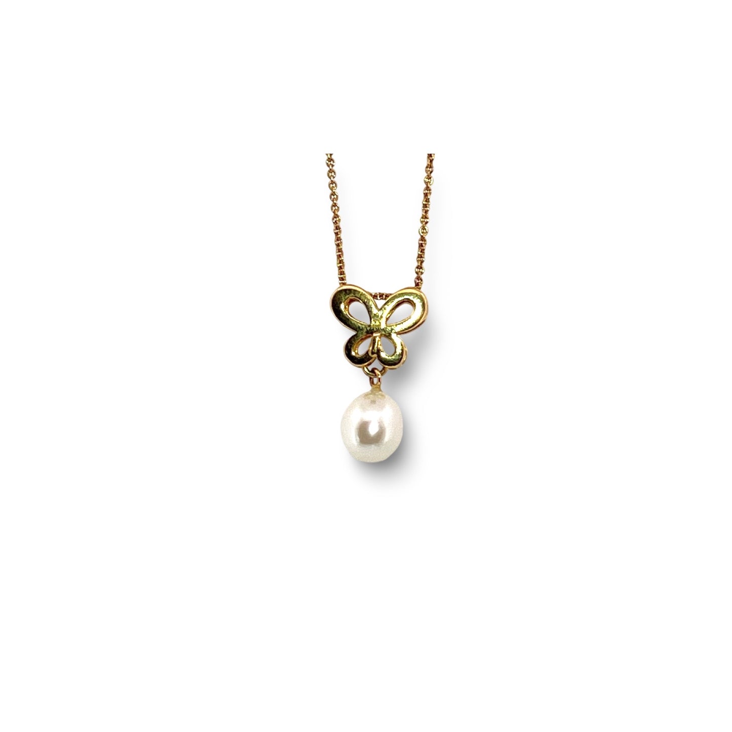 Pendant with chain Gold