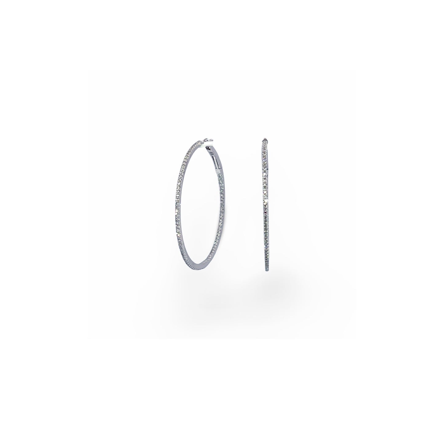 Creol 18k vitguld Diamanter 25mm